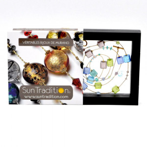 Necklace long in genuine murano glass from venice