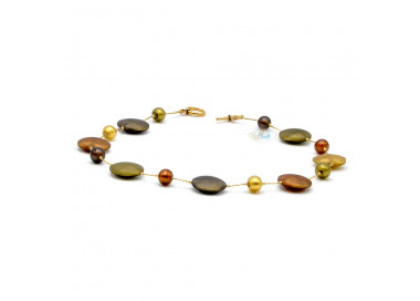 Kette gold aus murano glas aus venedig