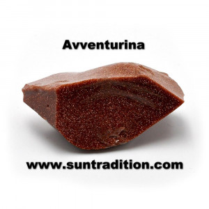 Aventurine stone ore