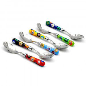 Murano glass coffee spoon millefiori from Venice