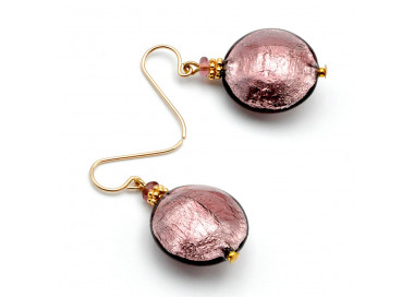 Parma murano glass earrings