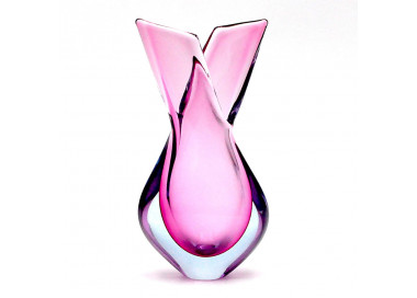 Vase aus echte murano glas sommerso parma-venedig