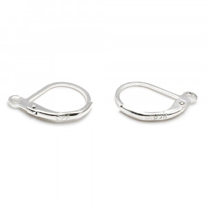 Leverback sterling silver 925 earrings