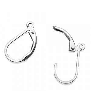 Leverback sterling silver 925 earrings