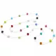 Gaia multicolor - multicolored murano glass necklace genuine from venice