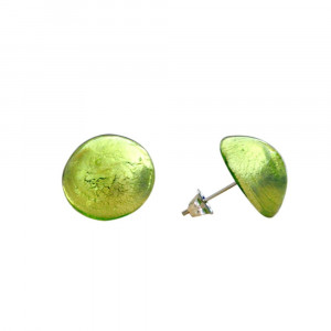 Anise buttons murano glass earrings jewelry genuine murano glass venice