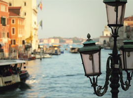 Venedig einen schönen Spaziergang bevor Sie dorthin gehen